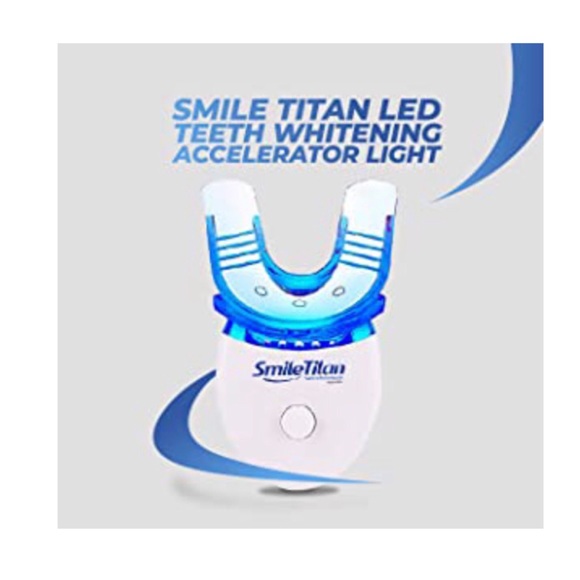 Teeth Whitening Gel Kit with 5X LED Accelerator Light and Tray Teeth Whitener - Picture 2 of 4